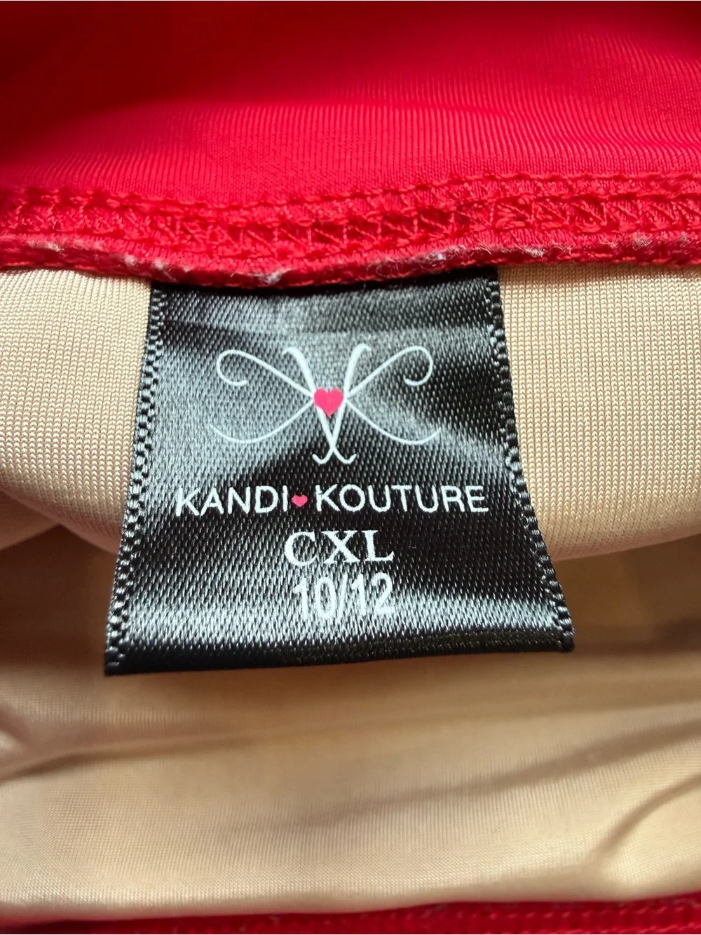 KANDI KOUTURE Girls Red Fringe Two-Piece Matching Set